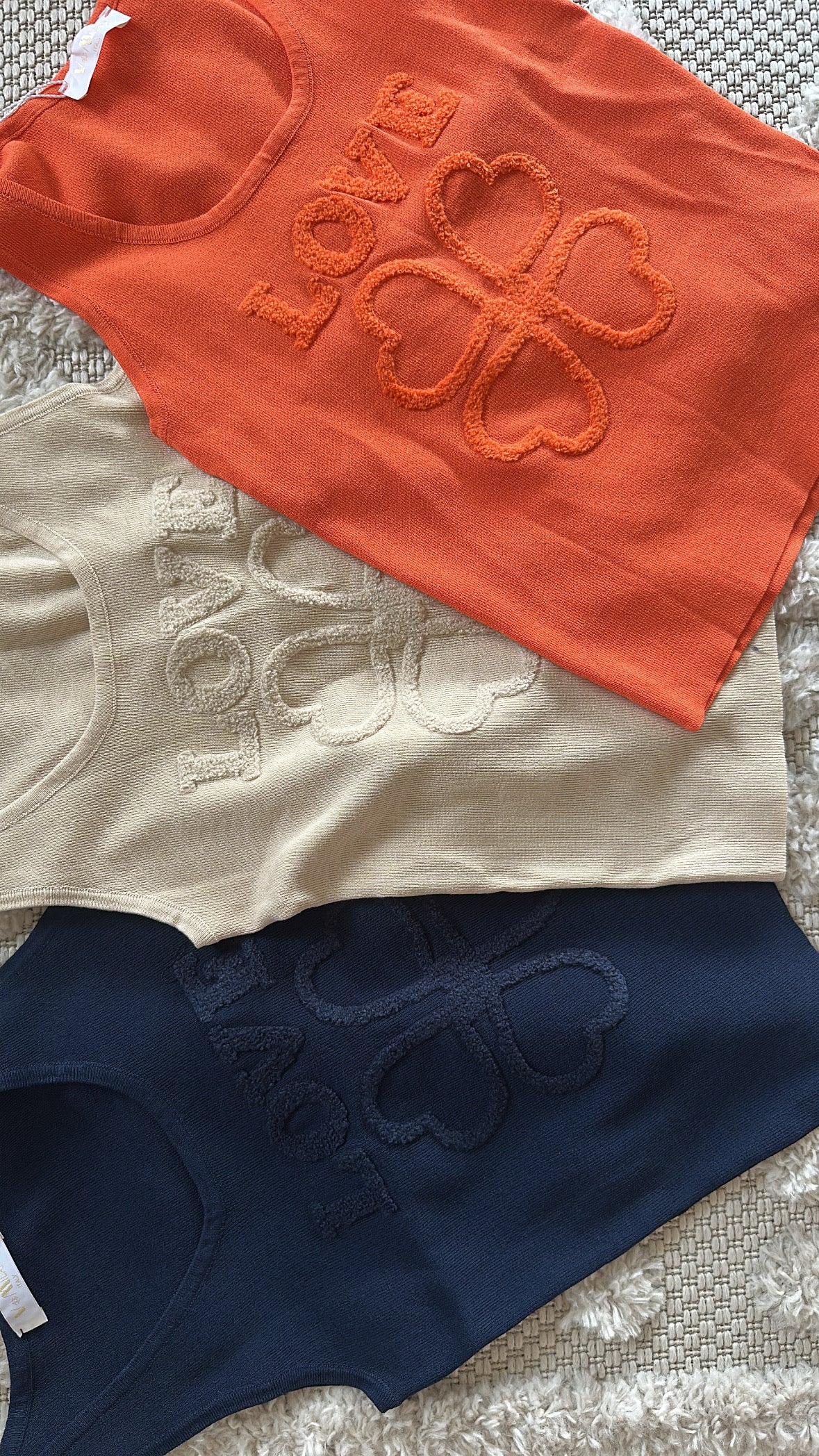 Stricktop – Herz trifft Kleeblatt - Orange