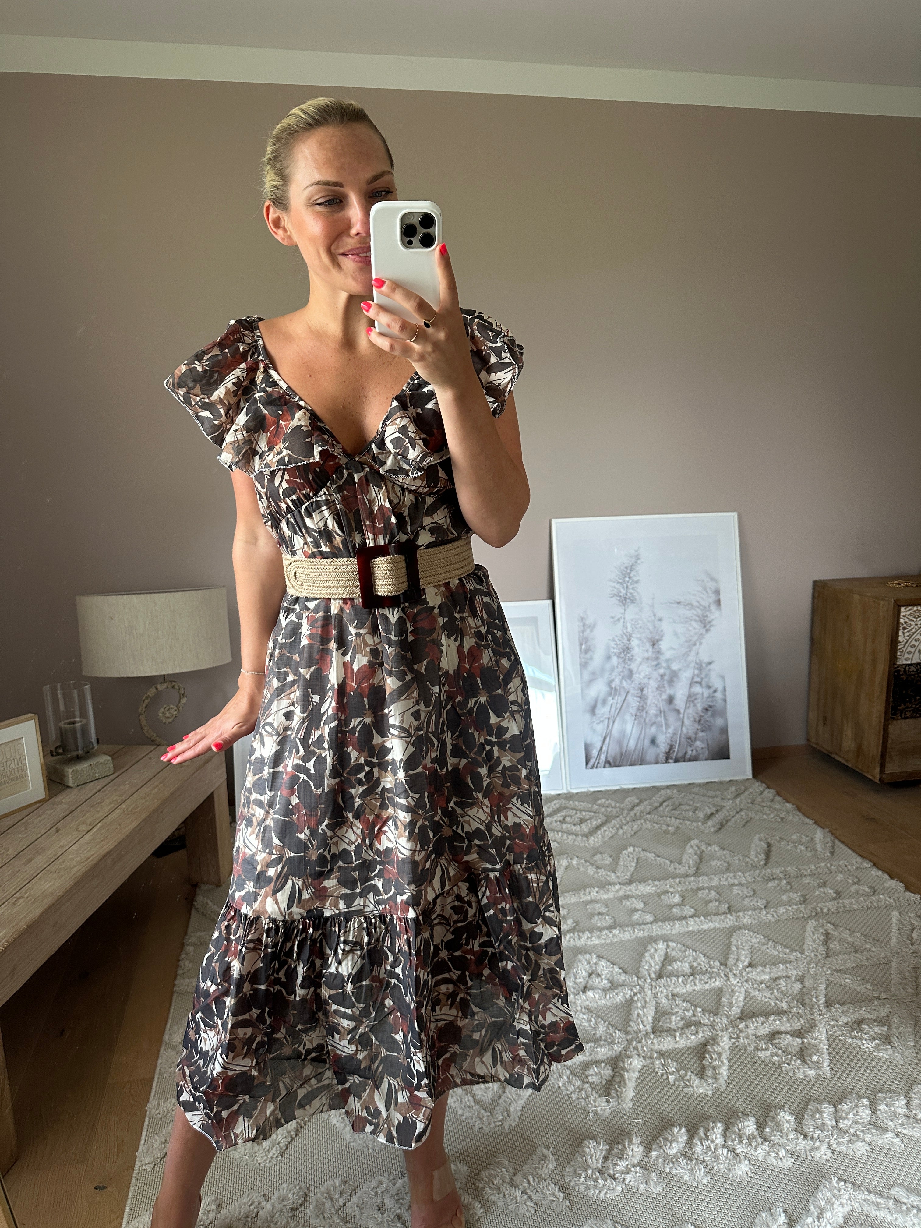 "Wild Bloom" Midikleid – Earth Edition