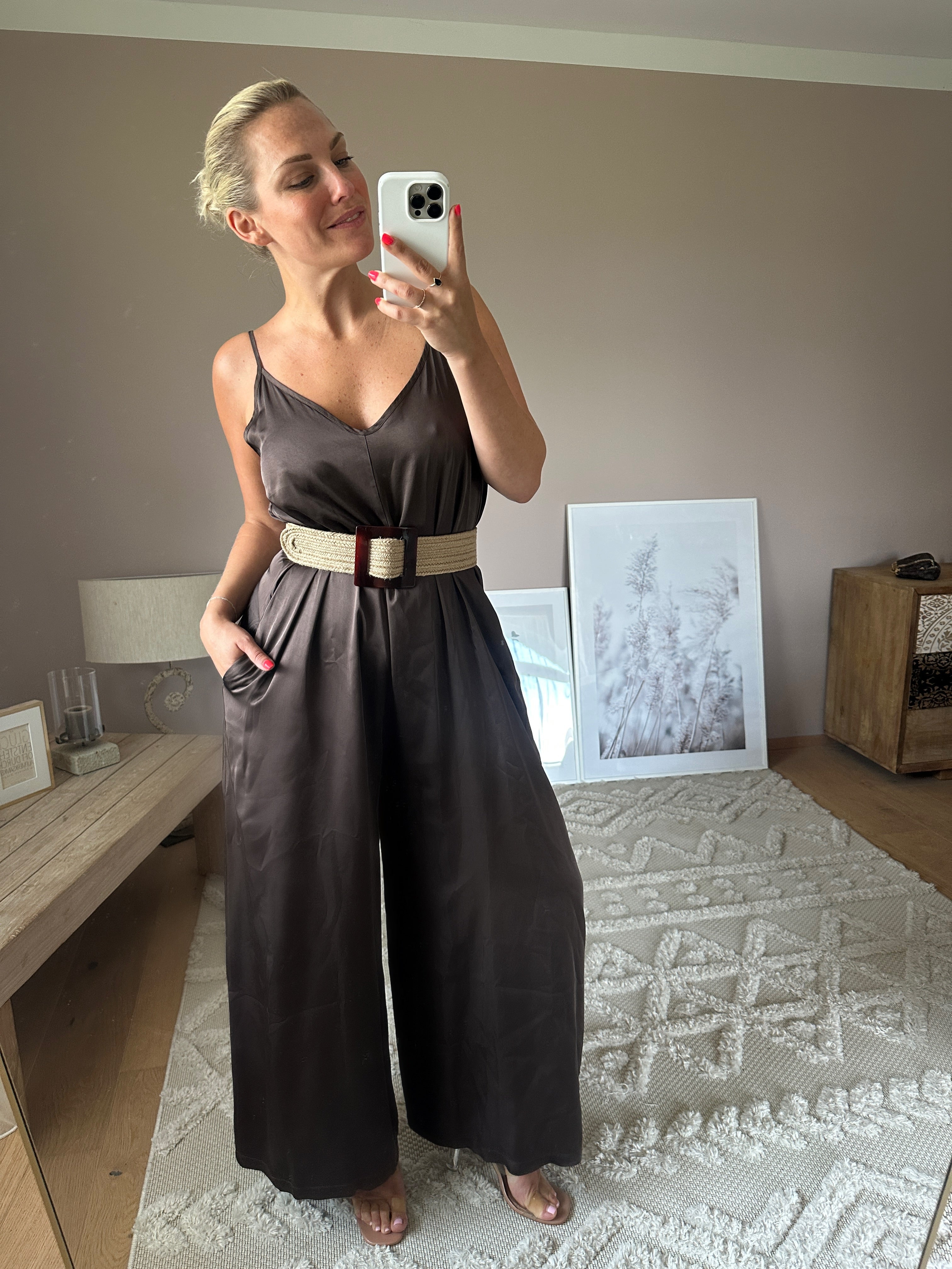 Jumpsuit – Chocolate Brown
